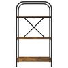 vidaXL Bookshelf Smoked Oak 60 x 30 x 109 cm Engineered wood