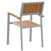 vidaXL Garden Chair 2 pcs Brown 56 x 57 x 87cm Solid Acacia wood