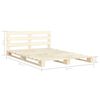 vidaXL Pallet Bed Frame without Mattress Solid Pine Wood 200x200 cm