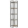 vidaXL 5-Tier Bookcase 40x30x180 cm Solid Reclaimed Wood