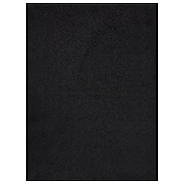 vidaXL Doormat Black 60x80 cm