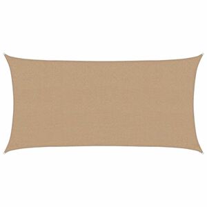 vidaXL Sunshade Sail 160 g/m&sup2; Taupe 2.5x4.5 m HDPE