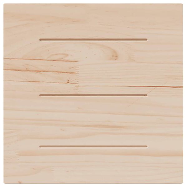 vidaXL Table Top 50x50x2.5 cm Solid Wood Pine Square
