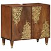 vidaXL Bathroom Cabinet Set 4 pcs Honey Brown Solid Mango Wood
