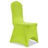 vidaXL Stretch Chair Cover 6 pcs Green