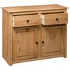 vidaXL Sideboard 93x40x80 cm Solid Pinewood Panama Range