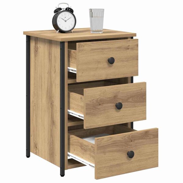 vidaXL Bedside Cabinet Brown 40 x 36 x 60 cm Solid Reclaim Wood