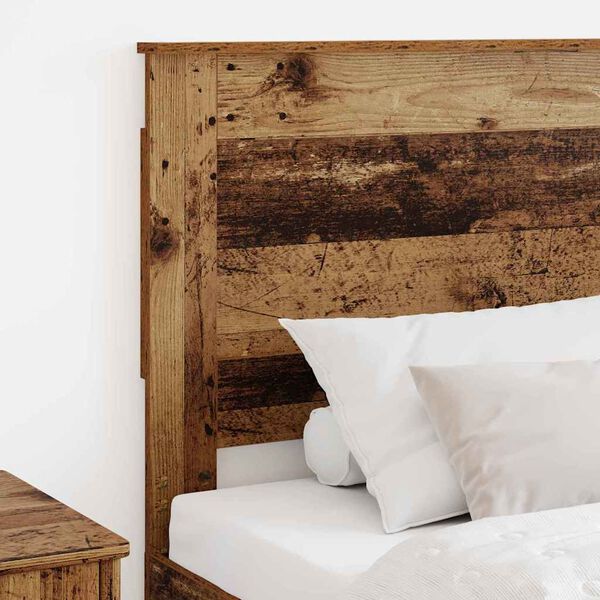 vidaXL Headboard with Headboard Old Wood 100 cm Engineered Wood