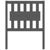 vidaXL Bed Headboard Grey 80.5x4x100 cm Solid Wood Pine