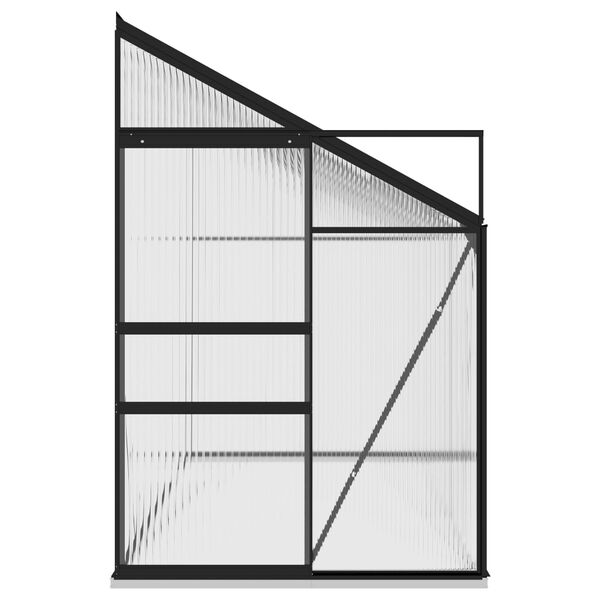 vidaXL Greenhouse Anthracite Aluminium 7.77 m&sup3;