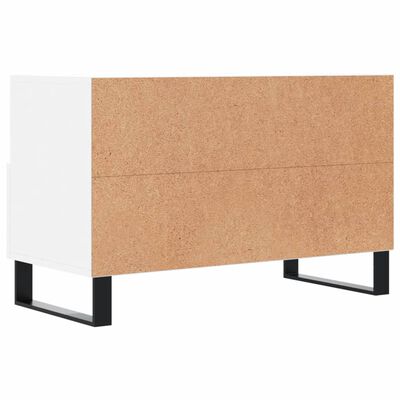 vidaXL TV Cabinet White 80x36x50 cm Engineered Wood