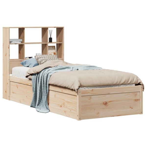 vidaXL Bed Frame without Mattress 90x200 cm Solid Wood Pine
