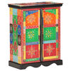 vidaXL Hand Painted Sideboard 60x30x75 cm Solid Mango Wood