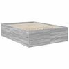 vidaXL Bed Frame Grey Sonoma 160 x 200 cm Engineered Wood