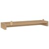 vidaXL Wall Shelves 2 pcs 60x15x4 cm Solid Wood Teak