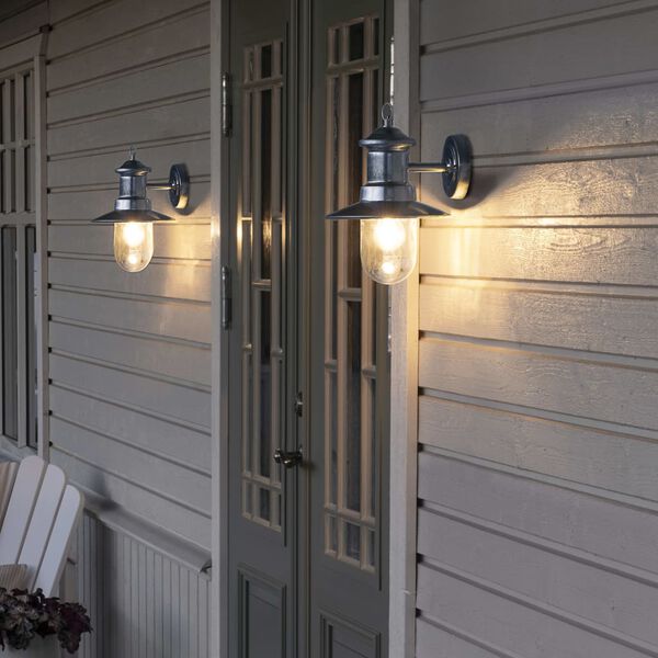 KONSTSMIDE Wall Light Napoli Galvanised