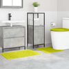 vidaXL Anti-slip Bath Mat Set 3 pcs Green PP