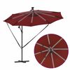 vidaXL Cantilever Banana Parasol Terracotta 294 x 294 x 248 cm