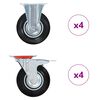 vidaXL 8 pcs Casters 125 mm