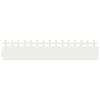 vidaXL Lawn Edgings 20 pcs 103 x 0.05 x 22 cm Steel White