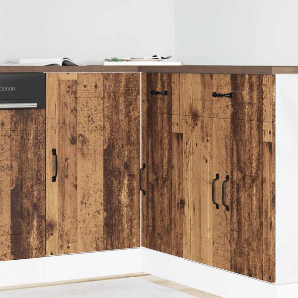 vidaXL Kitchen Base Cabinet Kalmar Old Wood Engineered Wood