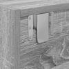 vidaXL TV Cabinets 2 pcs Grey Sonoma 60x31x25.5 cm Engineered Wood