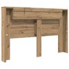 vidaXL Headboard Artisan Oak 160 x 17 x 104.5 cm Engineered Wood