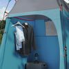 vidaXL Shower Tent Folding with Storage Blue 160 x 160 x 227 cm Steel
