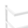 vidaXL Towel Rack White 24x12x48 cm Steel