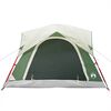 vidaXL Camping Tent Cabin 4-Person Green Waterproof