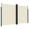 vidaXL Retractable Side Awning Cream 200x600 cm