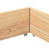 vidaXL Garden Planter 80x60 cm Solid Pine Wood