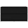 vidaXL TV Cabinet Black 100x35x54 cm Engineered Wood