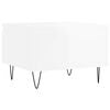 vidaXL Coffee Tables 2 pcs High Gloss White 50x46x35 cm Engineered Wood