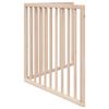 vidaXL Dog Gate Foldable 2 Panels 160 cm Poplar Wood