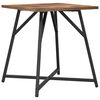 vidaXL Side Table Set 2 pcs Smoked oak and Black 50 x 50 x 50 cm