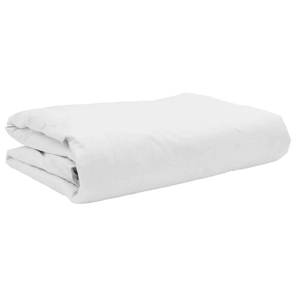 vidaXL Summer Duvet with Pillow 2 pcs White Down Feather