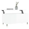 vidaXL Coffee Table High Gloss White 90x44.5x45 cm Engineered Wood