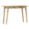 vidaXL Console Table 115x40x75 cm Solid Rough Mango Wood