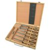Brüder Mannesmann 7 Piece Wood Carving Tool Set 66107