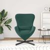vidaXL Egg Chair Dark Green 63 x 73 x 90 cm Velvet