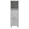vidaXL Bathroom Cabinet Concrete Grey 30x30x100 cm Engineered Wood
