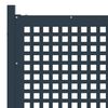 vidaXL Garden Fence Steel 178x125 cm Anthracite