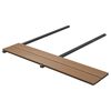 vidaXL Decking Board 4 pcs Teak WPC