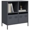 vidaXL Sideboard Anthracite 68x39x73.5 cm Cold-rolled Steel