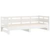 vidaXL Pull-out Day Bed without Mattress White 2x(90x200) cm