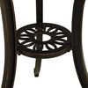 vidaXL Garden Table Bronze 62x62x65 cm Cast Aluminium