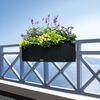 LECHUZA Planter BALCONERA Cottage 80 ALL-IN-ONE Granite