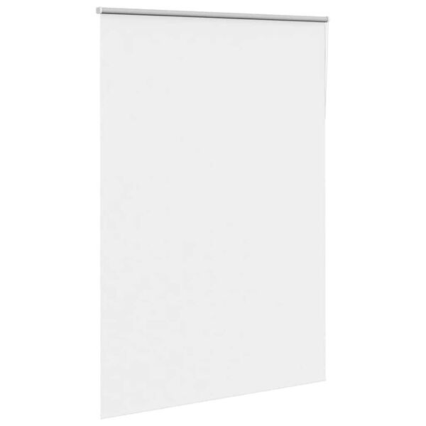 vidaXL Roller Blind Blackout White 155x210 cm Fabric Width 151.6 cm Polyester