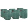 vidaXL Garden Waste Bags 12 pcs 120 L Green Polypropylene